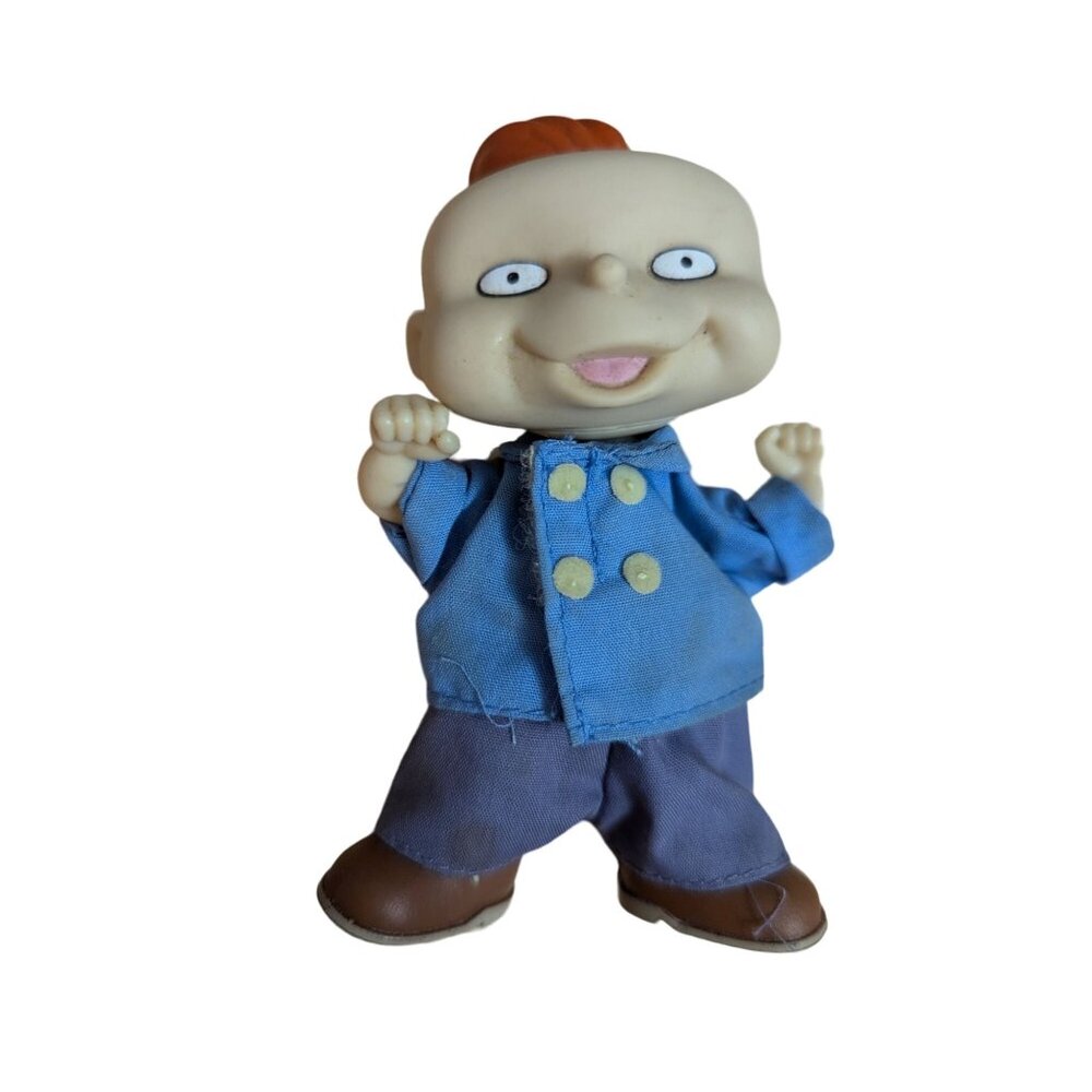 90's Mattel Rugrats Phil  DeVille 4 inch cloth‎ & plastic toy doll figure